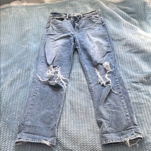 Classic Light Blue Straight Leg Women's Jeans